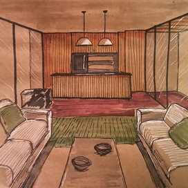 Интерьер гостиной