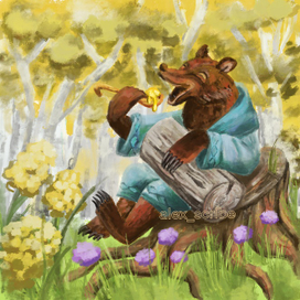 Мишка - сладкоежка 