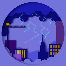 Гроза в Нью Йорке