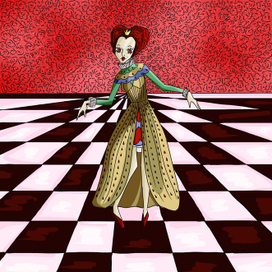 Червовая дама