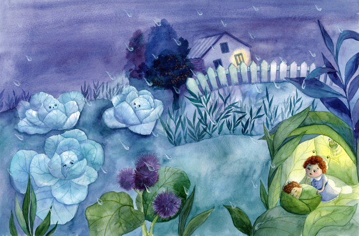 В огороде по ночам