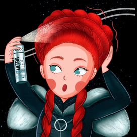 Рекламная иллюстрация для бренда "Сьесс"