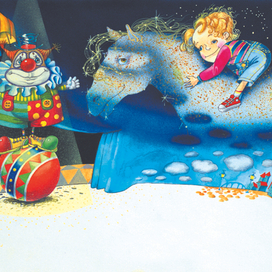 Искрящаяся лошадка