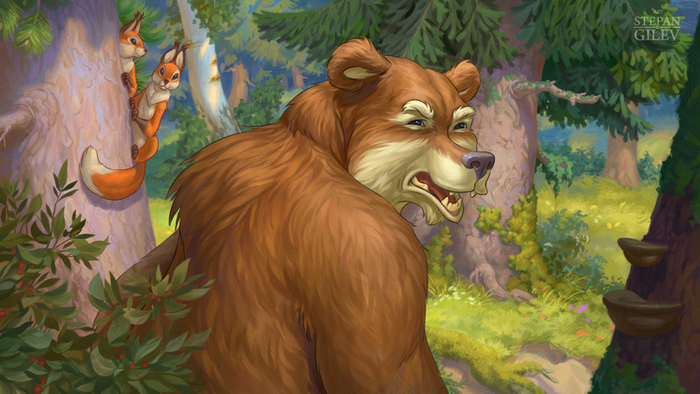 Арт для детского приложения "Вершки и корешки"