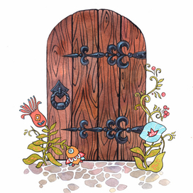 сказочная дверь