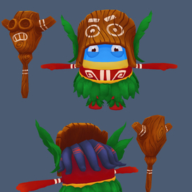 Персонаж + текстура. hand painted