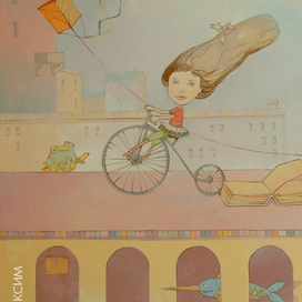 На велосипеде