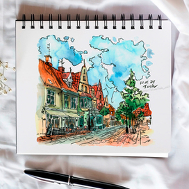 Скетч для марафона "daily life" старый город