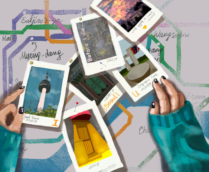 Работа для конкурса Seoul Fan Contest 