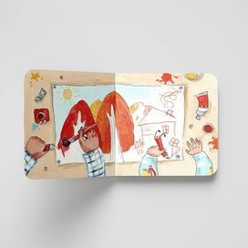 Разворот книги "Кто к нам пришел?"