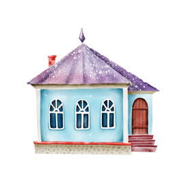 Голубой домик