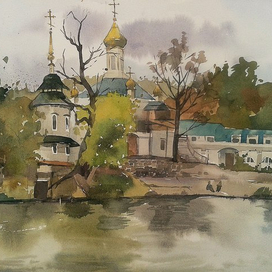 Этюд "Храмы Винницы" 2012 г.