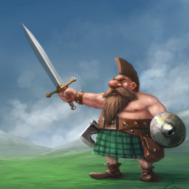 шотландский воин