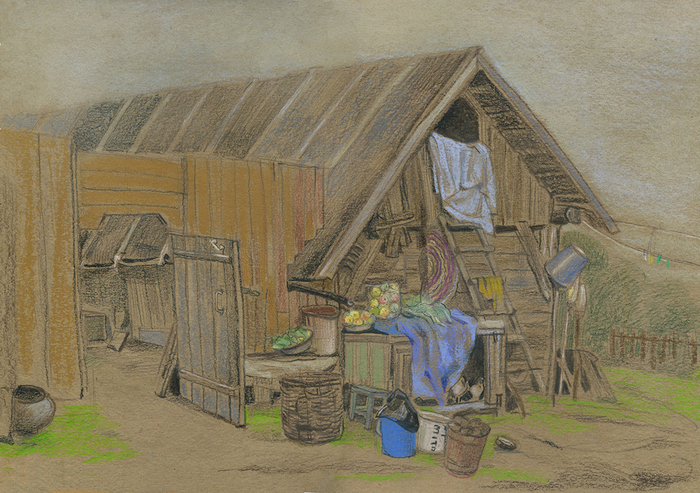 Деревня. Двор