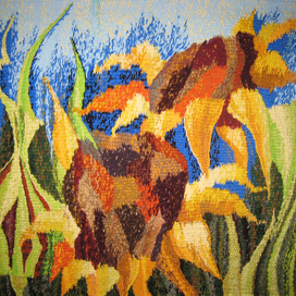Гобелен "Подсолнухи"