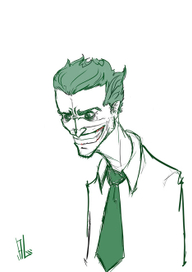 джокер doodl, sketch