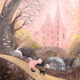 Ида в осеннем саду