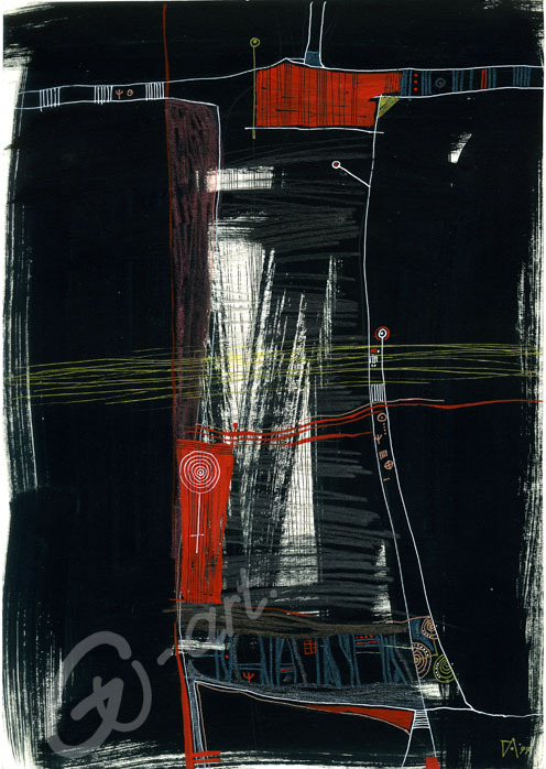 Композиция....красное, черное.....немного белого....