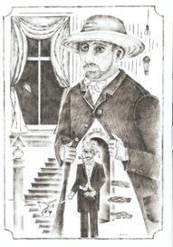 Иллюстрация к лирической повести-поэме отца В. Власенко *Просто Иолий*.