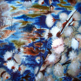 Бурное цветение весеннего разлива.