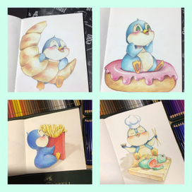 Зарисовки для принтов 