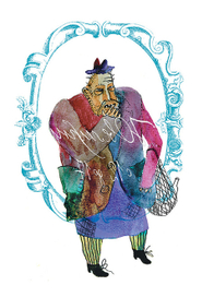 Бомж у витрины. Для журнала "СЕО"