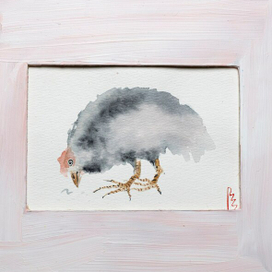 курица и червяк