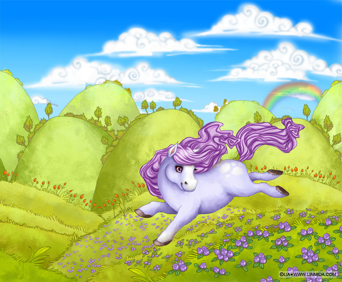 Черничный пони