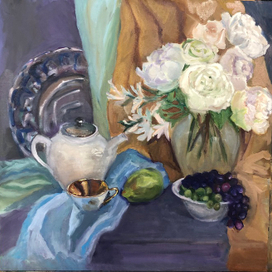 Натюрморт с золотой чашечкой