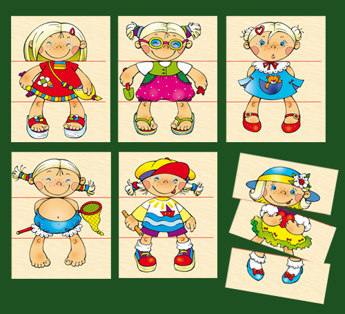 КАРТИНКИ разрезные " КУКЛА"