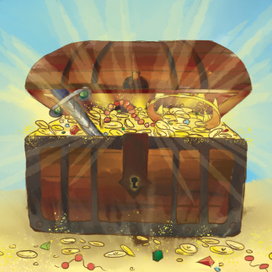 Иллюстрация: Сундук с сокровищами