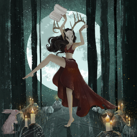 Танец под луной