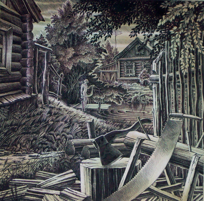 Деревня, которой ужЕ нет. Дрова