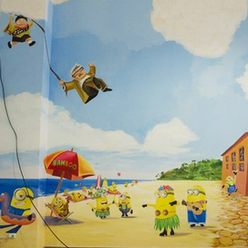 Роспись детского центра