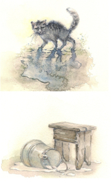 Аналостанка  и пролитое молоко