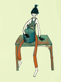 старый стол