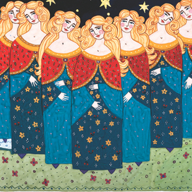 Иллюстрации к русской народной сказке "Вдовий сын"