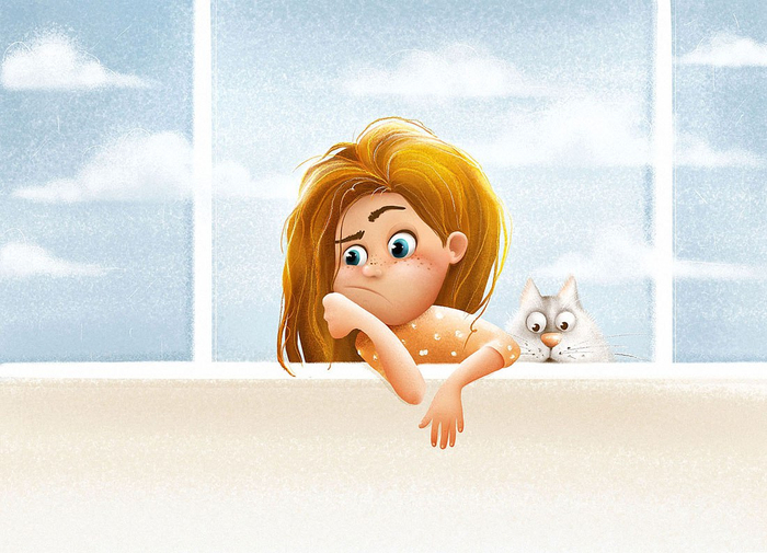 Голова в облаках.