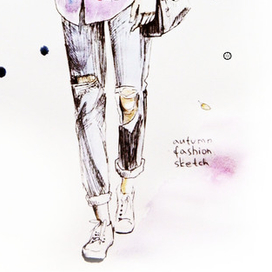 Осенний скетч