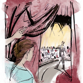 За кулисами