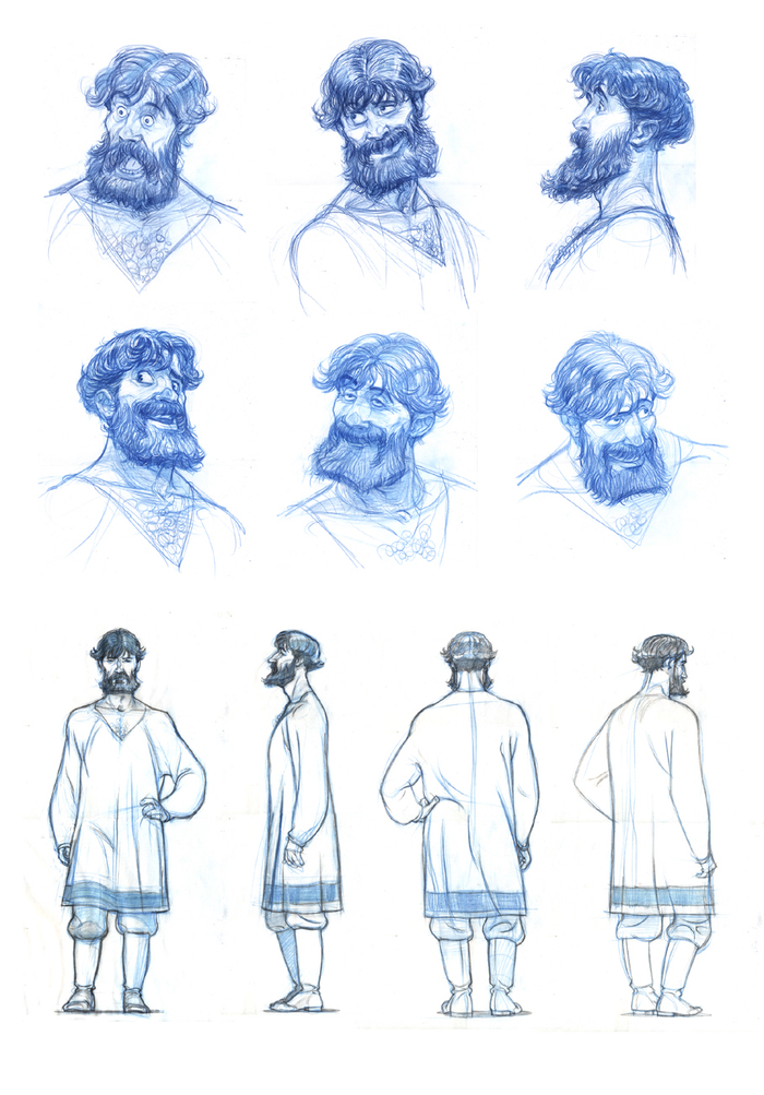 Разработка персонажа .