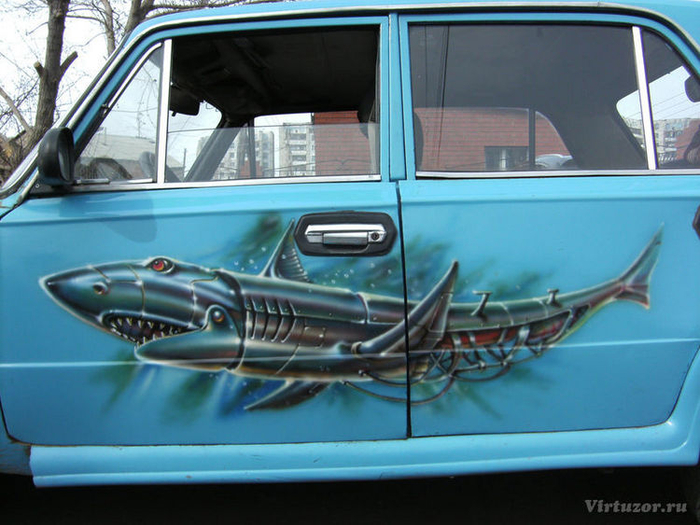 акула на убитой копейке