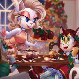 Рождественское чаепитие