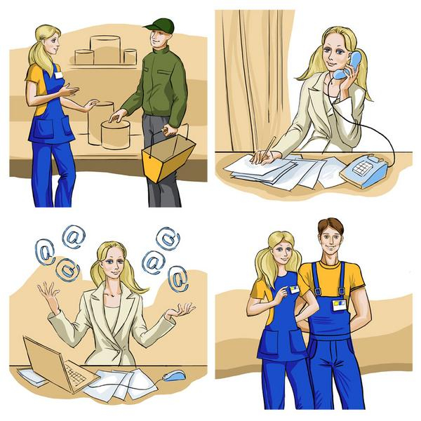 Иллюстрации для внутреннего издания Ка-Рауты