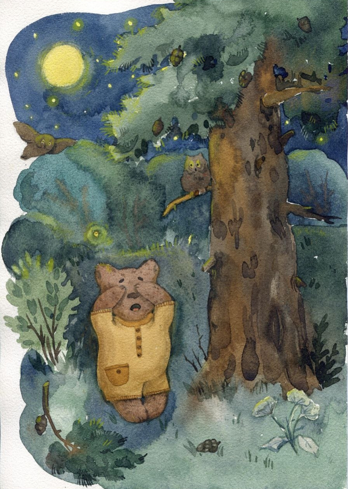 Иллюстрация к сказке про Шумку