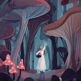 В грибном лесу