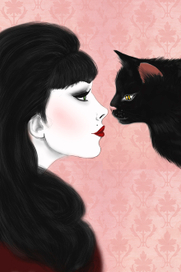 Серия "Кошки и их хозяйки"