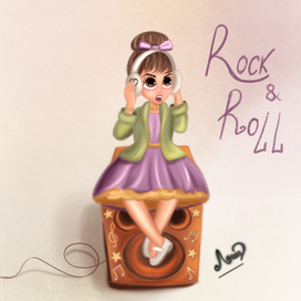 Девчушка стиляга