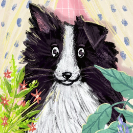 Портрет Споки у окна