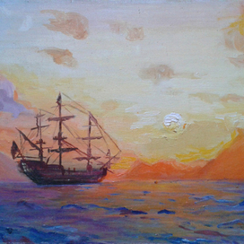 Пейзаж.Закат